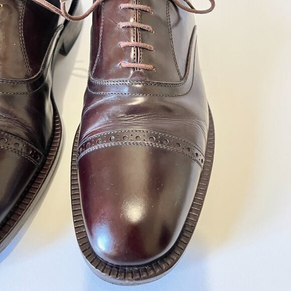 Dark Brown Cap Toe Dress Shoe by Joan & David Couture - Picture 5 of 13